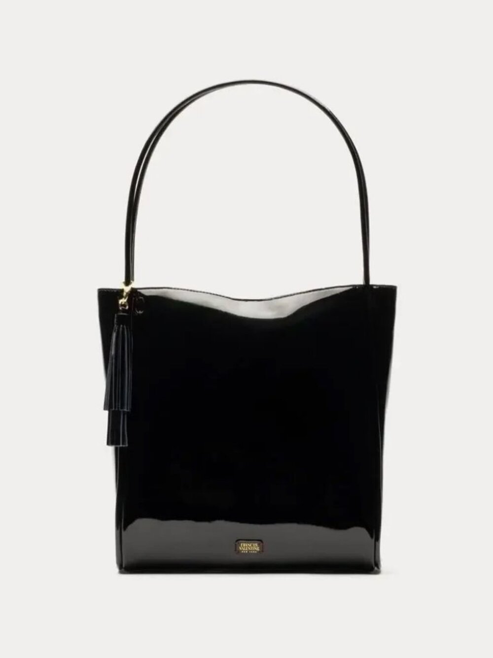 NWT Frances Valentine  Nan Tote in Soft Patent - A Perfect Patent Bag/Tote